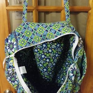 Vera Bradley Large Travel Duffel Shoulder Bag